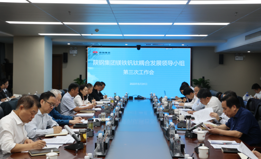 抓風(fēng)口 選賽道 定戰(zhàn)略 謀未來(lái)——陜鋼集團(tuán)召開(kāi)鎂鐵釩鈦耦合發(fā)展領(lǐng)導(dǎo)小組第三次工作會(huì)