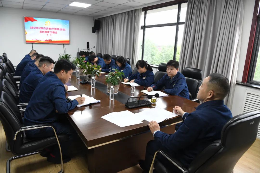 深學細悟強黨性 篤行實干建新功 ——龍鋼公司黨委高標準推進主題教育