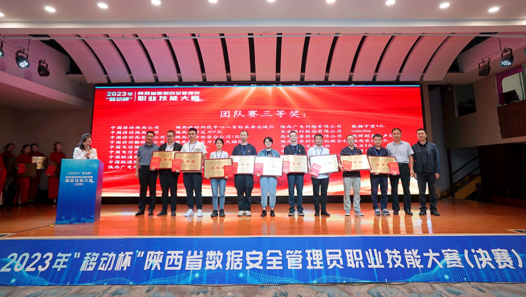 陜鋼集團代表隊榮獲陜西省數(shù)據(jù)安全管理員職業(yè)技能大賽團隊三等獎