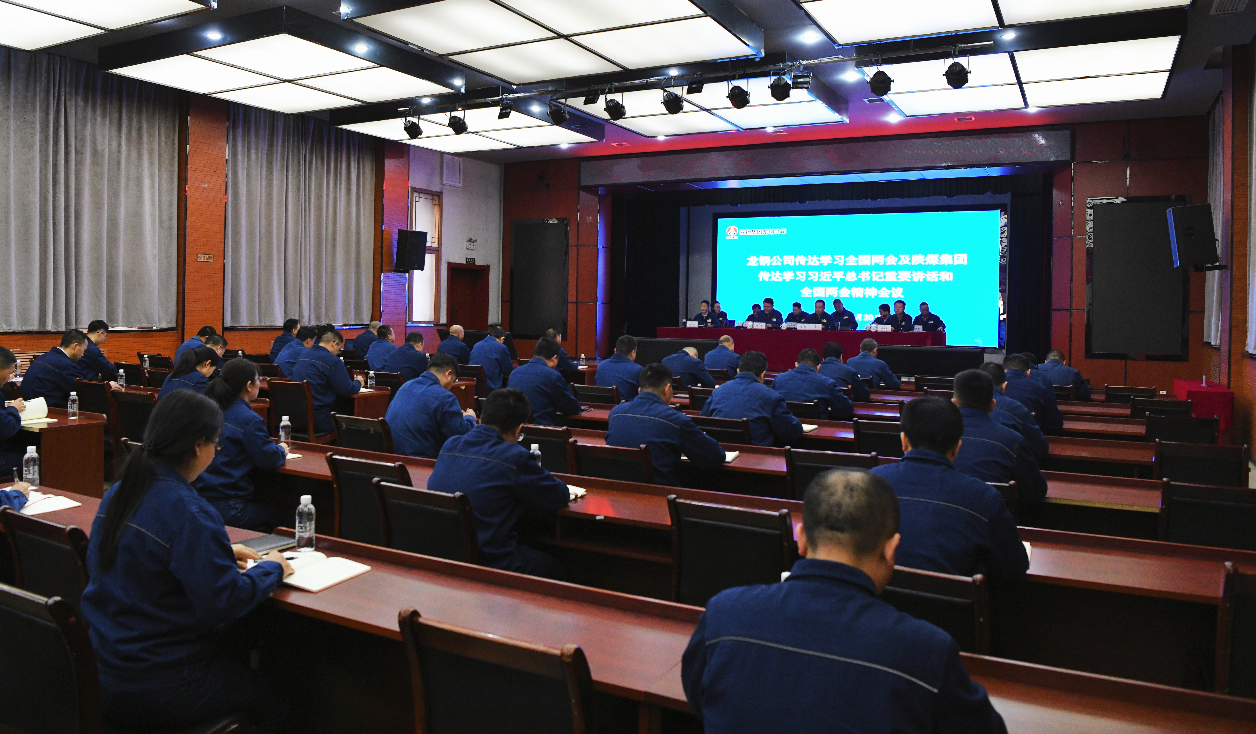 龍鋼公司召開專題會議 傳達學習全國兩會精神及陜煤集團傳達學習習近平總書記重要講話和全國兩會精神