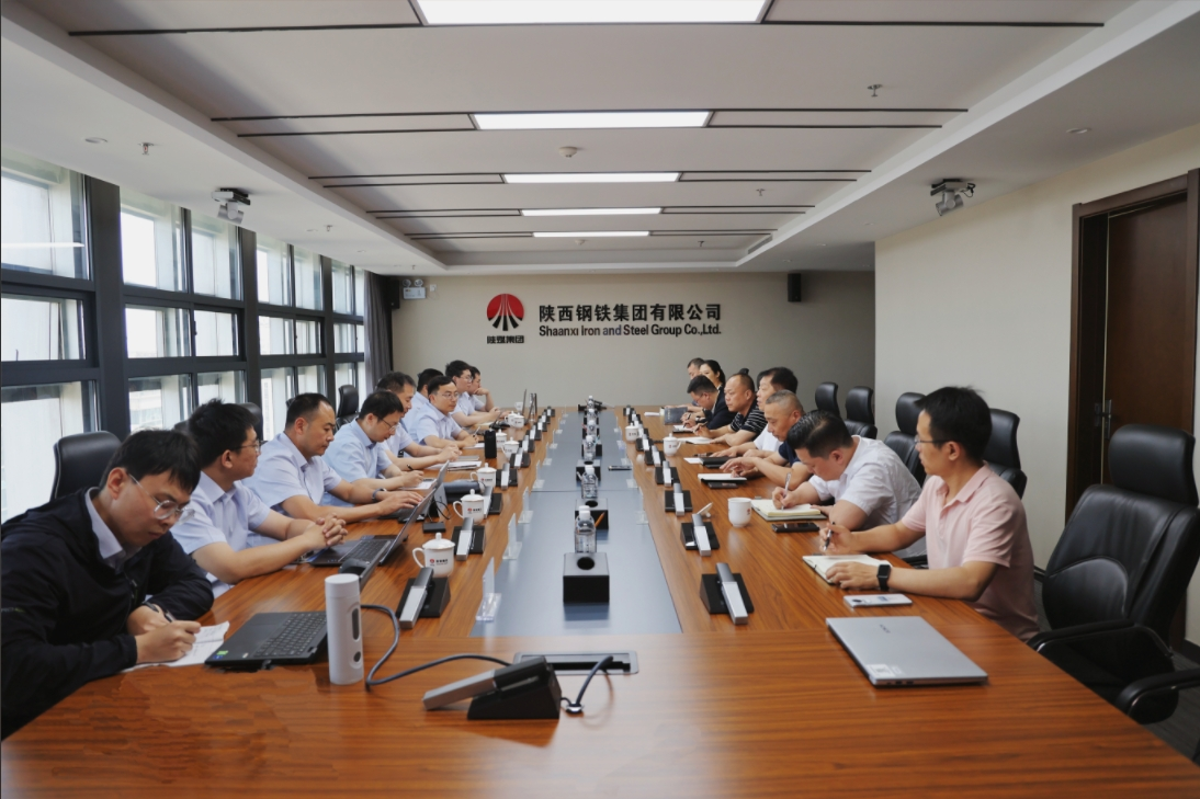 冶金規劃院肖邦國一行來訪陜鋼集團開展座談交流